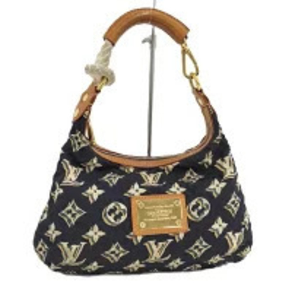 LOUIS VUITTON Bulle Handbag Monogram Cruise Leather Marine Blue Navy Blue